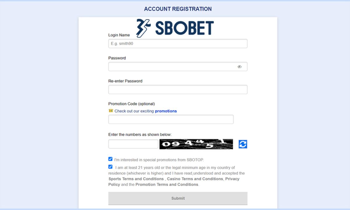 Đăng ký hội viên tại Sbobet